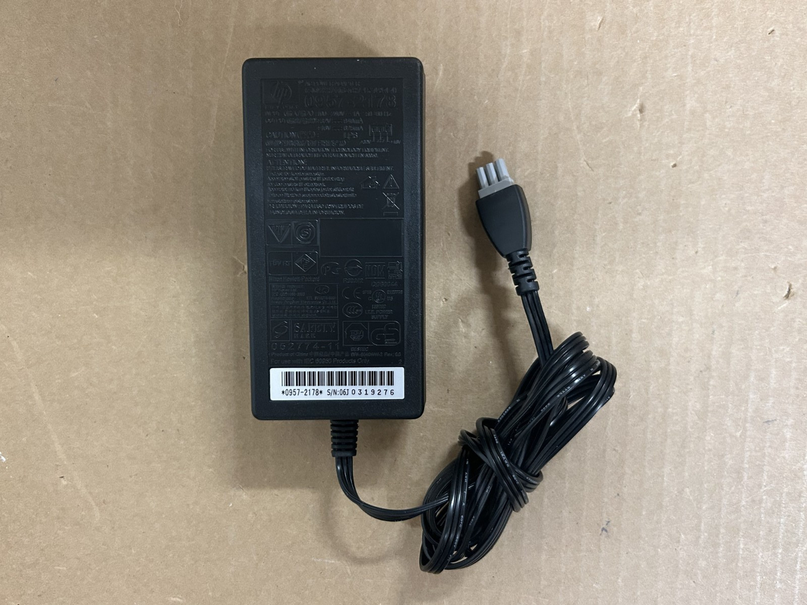 Genuine HP 0957-2178 AC Adapter Power Supply 32V 1560mA Printer Charger OEM