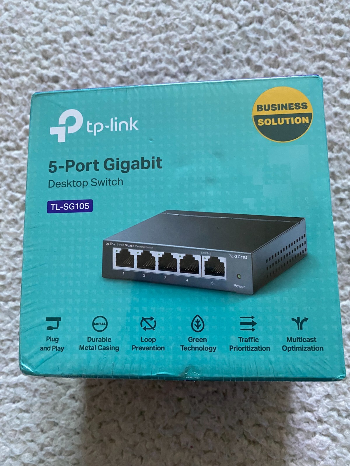 TP-Link Business Solution 5-Port Gigabit Desktop Switch TL-SG105