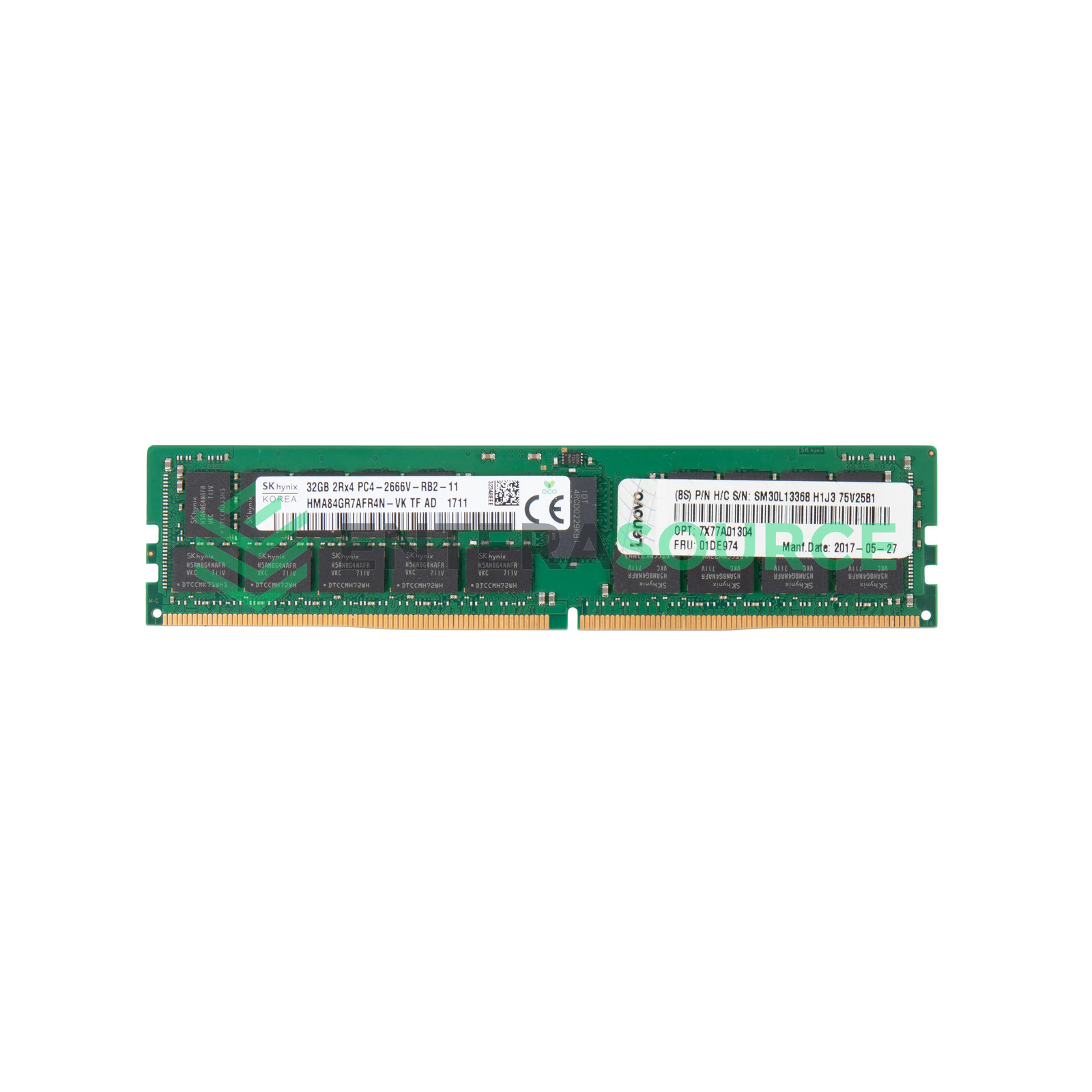 Hynix HMA84GR7AFR4N-VK 32GB DDR4-2666 PC4-21300 2Rx4 ECC Server Memory Module