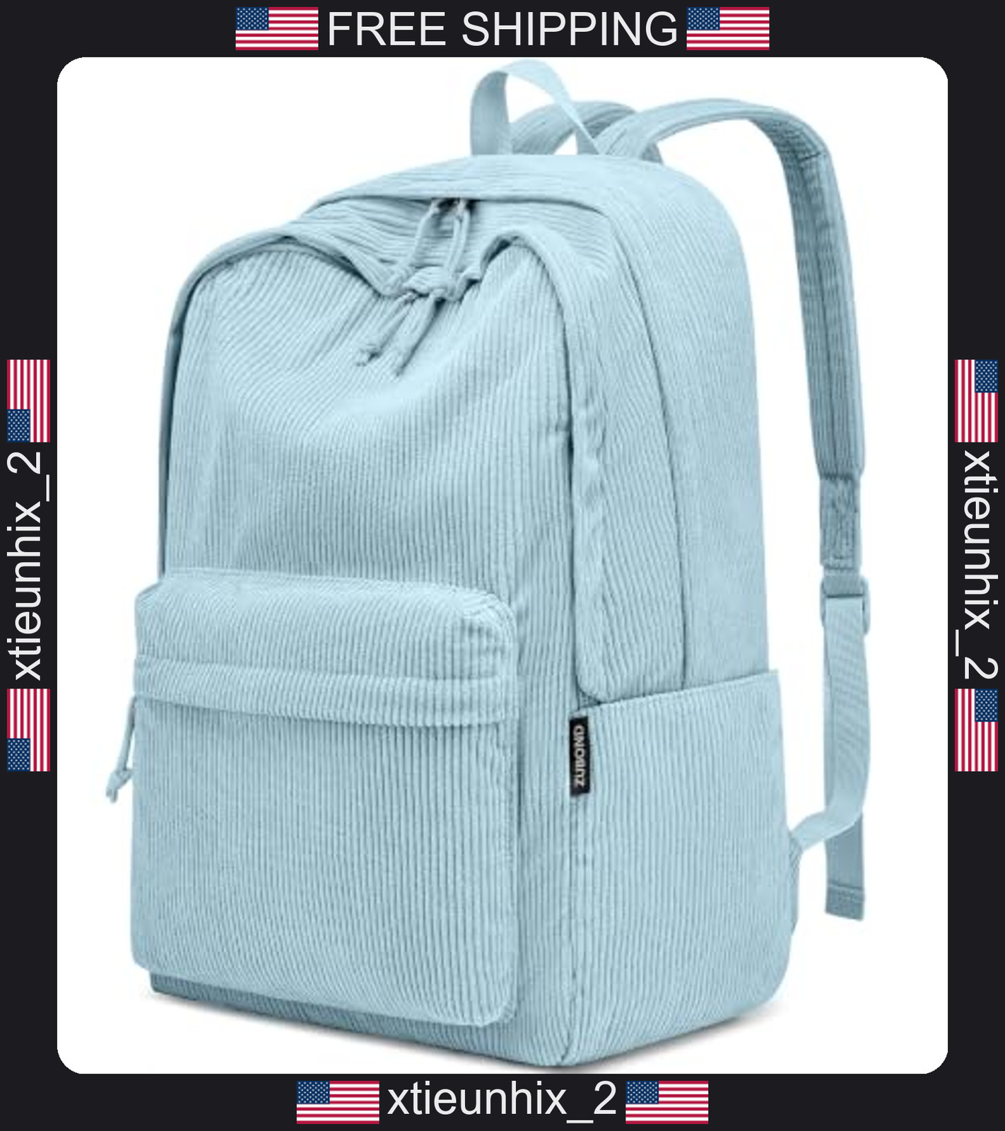 ZUBOND School Backpack for Teens and Adults, Large Laptop Bag, Lightweight