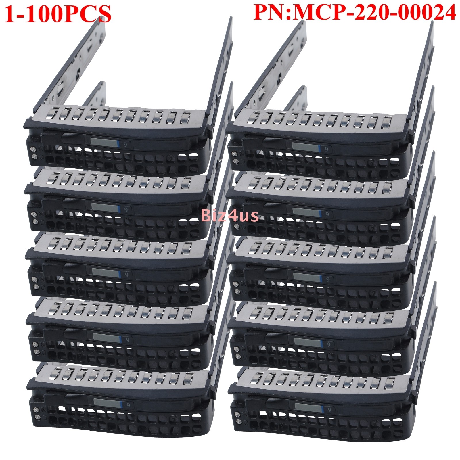 Lot For Supermicro Gen 5.5 Hot-Swap 3.5" HDD Tray MCP-220-00024-0B, 00075-0B