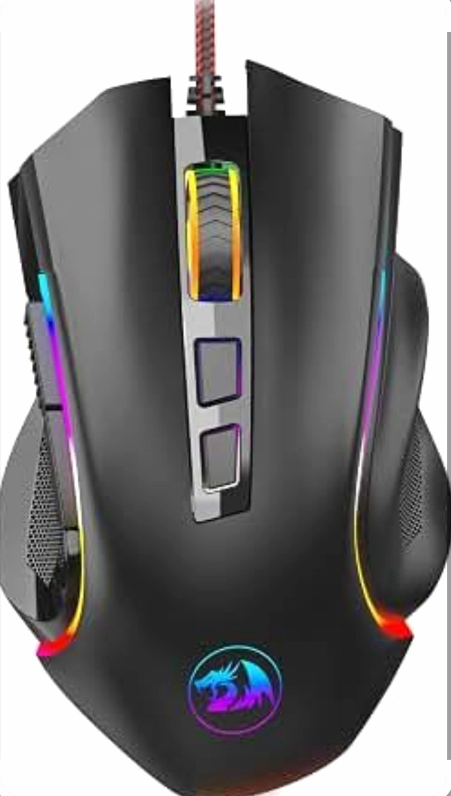Redragon GRIFFIN M602A-RGB Wired Optical RGB Gaming Mouse 7200 DPI 7 Btn
