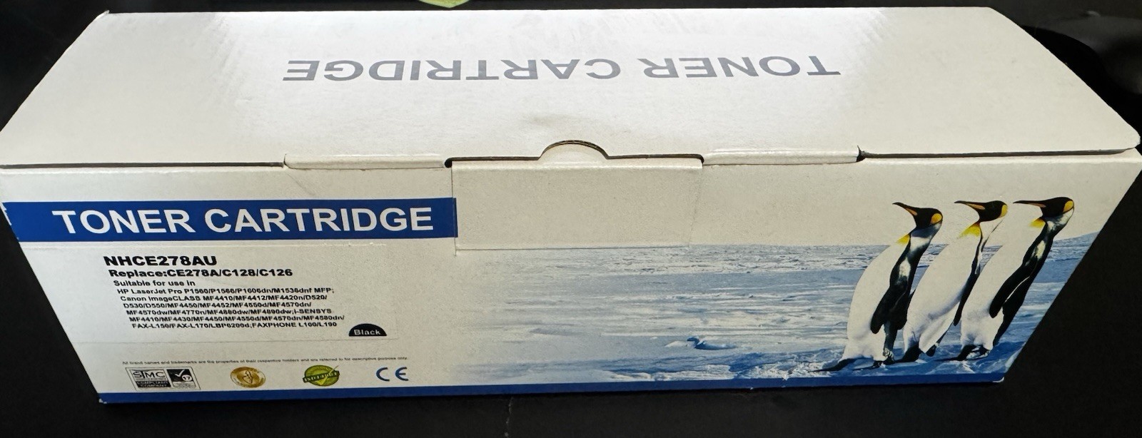 NHCE285AU Black Ink Toner Cartridge Replace C128 C126 CE278A HP Cannon