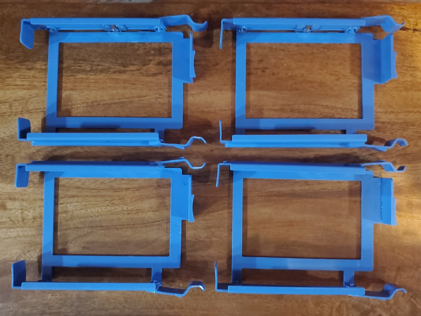 💙 Set of 4 - Dell Blue 3.5" Hard Drive Caddy Bundle – No Screws, No Drama