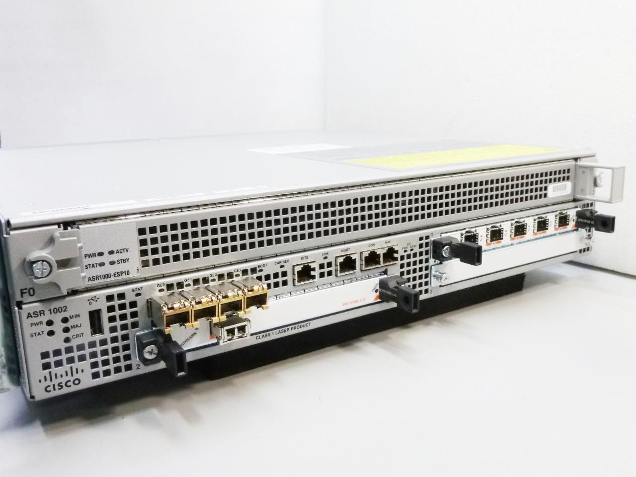 Cisco ASR1000-ESP10 Aggregation Router ASR1002 V06 | w/ SPA-1X10GE-L-V2 Pls Read
