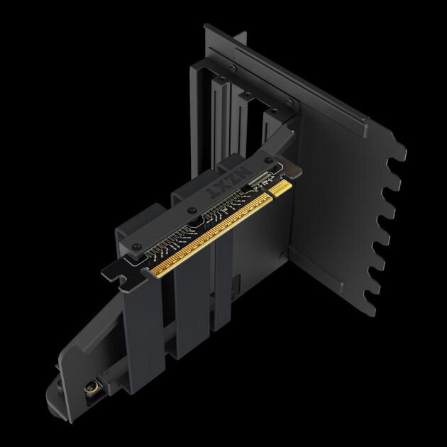 NZXT Steel Vertical GPU Mounting Kit/Riser Cable, AB-RH175-B1 (BLACK)