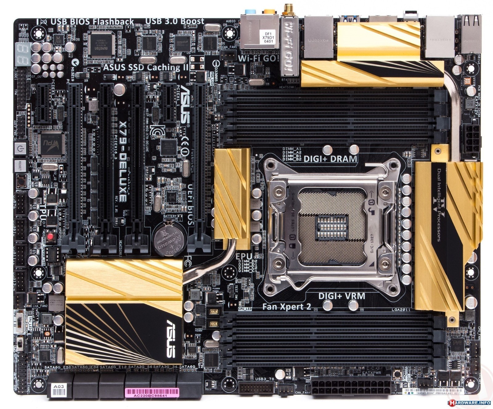 ASUS X79-DELUXE InteI X79 Motherboard LGA 2011 SATA 6Gb/s USB3.0 ATX