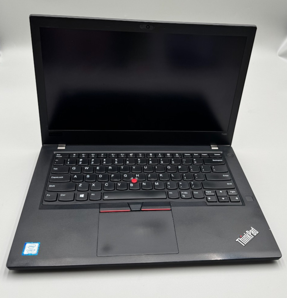 Lenovo ThinkPad T480 14" i5-8250U 1.8GHz 128GB SSD 16GB DDR4 Black Laptop Fair