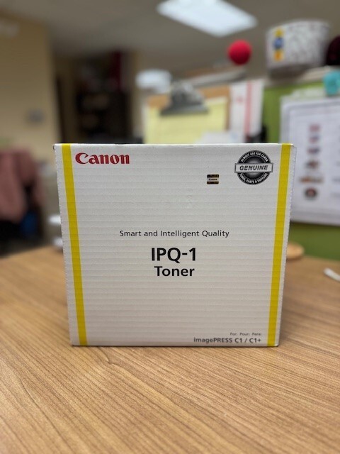 Genuine Canon IPQ-1 (0400B003AA) Yellow Toner Cartridge - NEW SEALED C1 / C1+