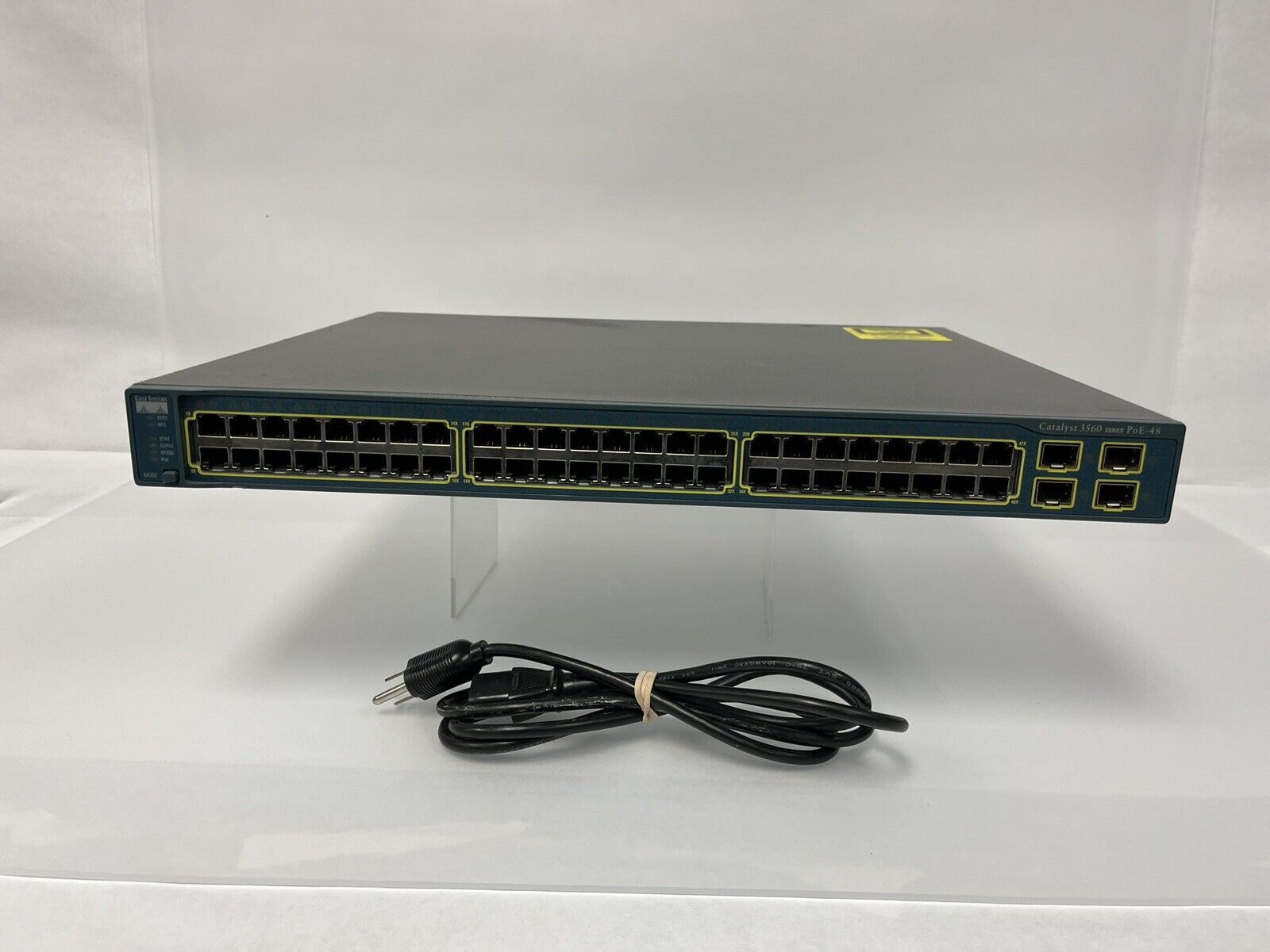 Cisco Catalyst 3560 WS-C3560-48PS-S 48-Port POE Switch w/ Power Cord (5)
