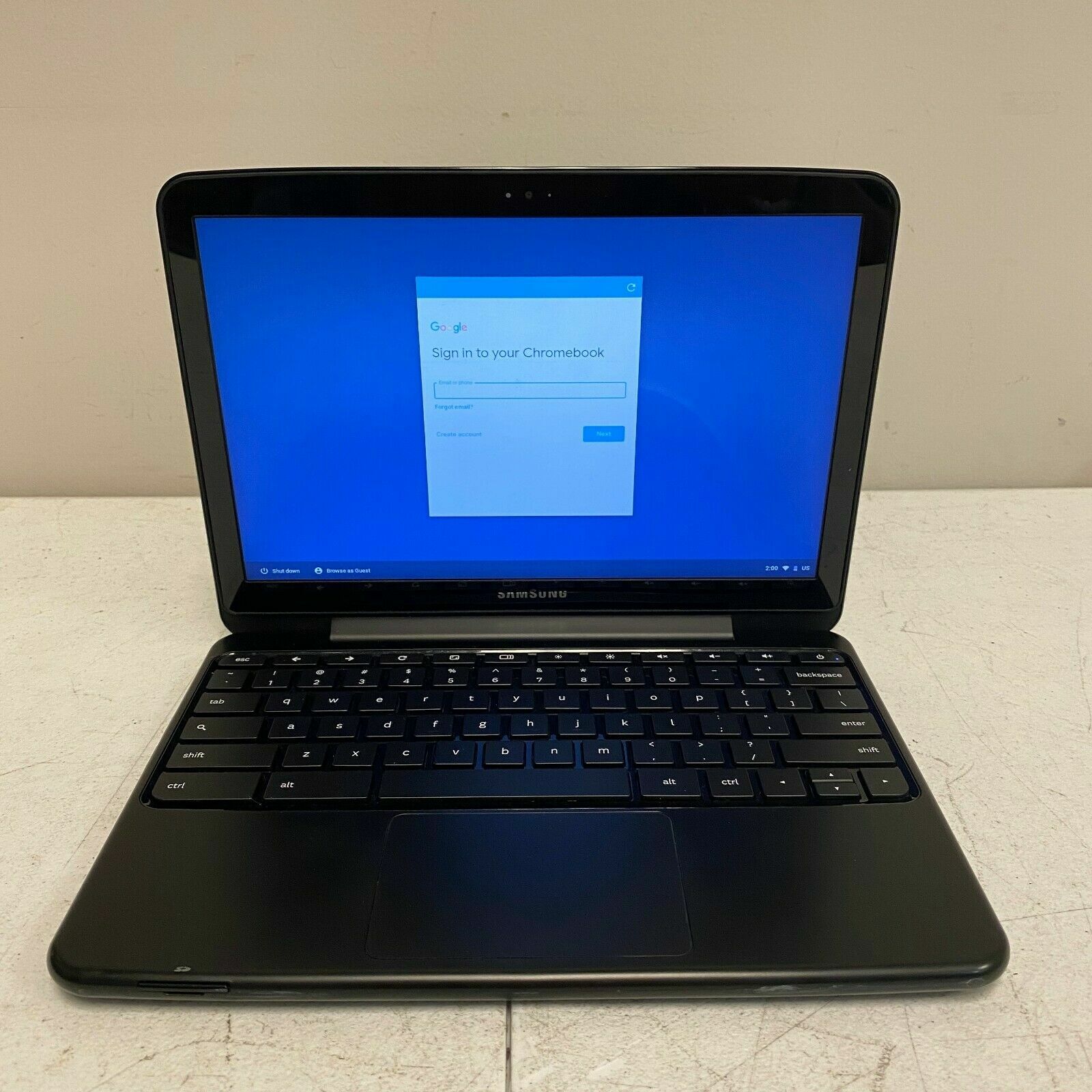 SAMSUNG XE500C21 Chromebook 12.1" 2 GB RAM 16 GB SSD Chrome OS WiFi Webcam