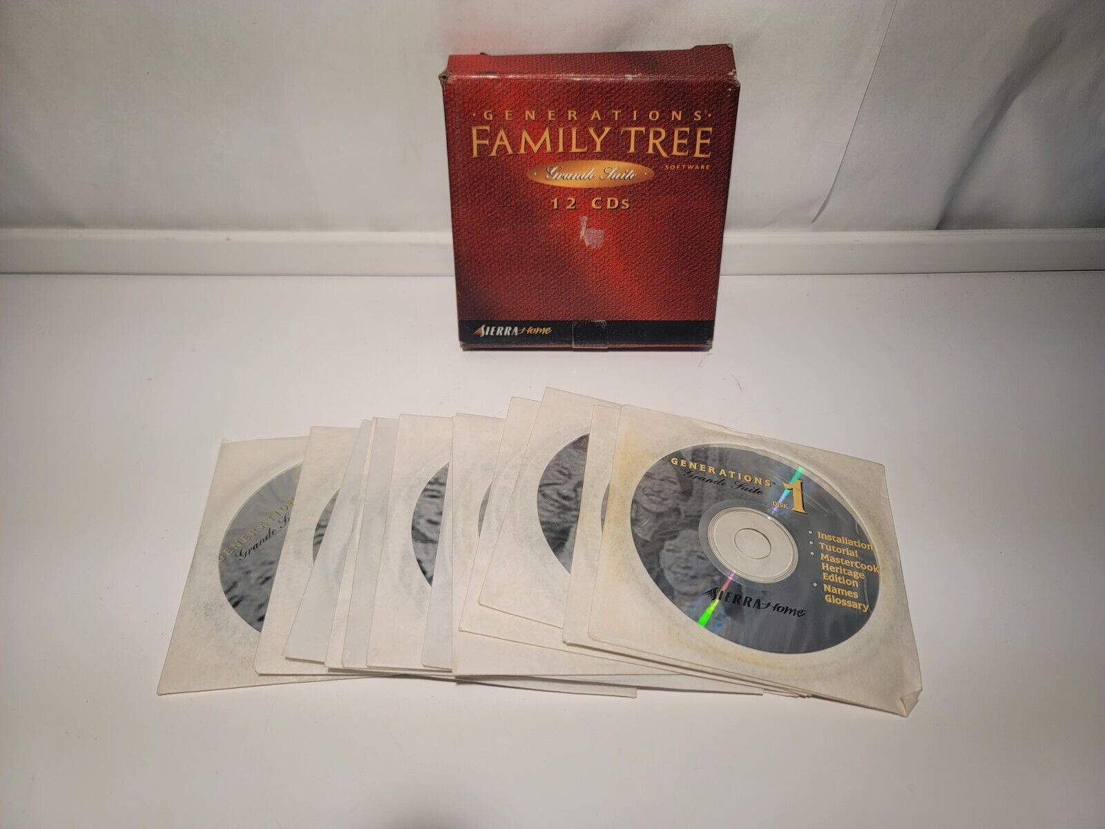Generations Family Tree Grande Suite PC CD Geneology Siblings Research Data 12CD