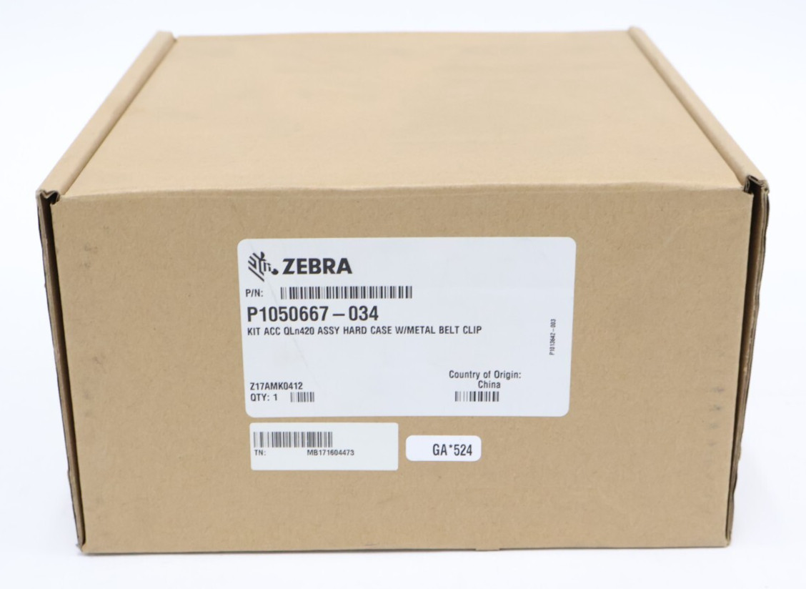 NEW Zebra P1050667-034 Hard Case for QLn420 Mobile Printers