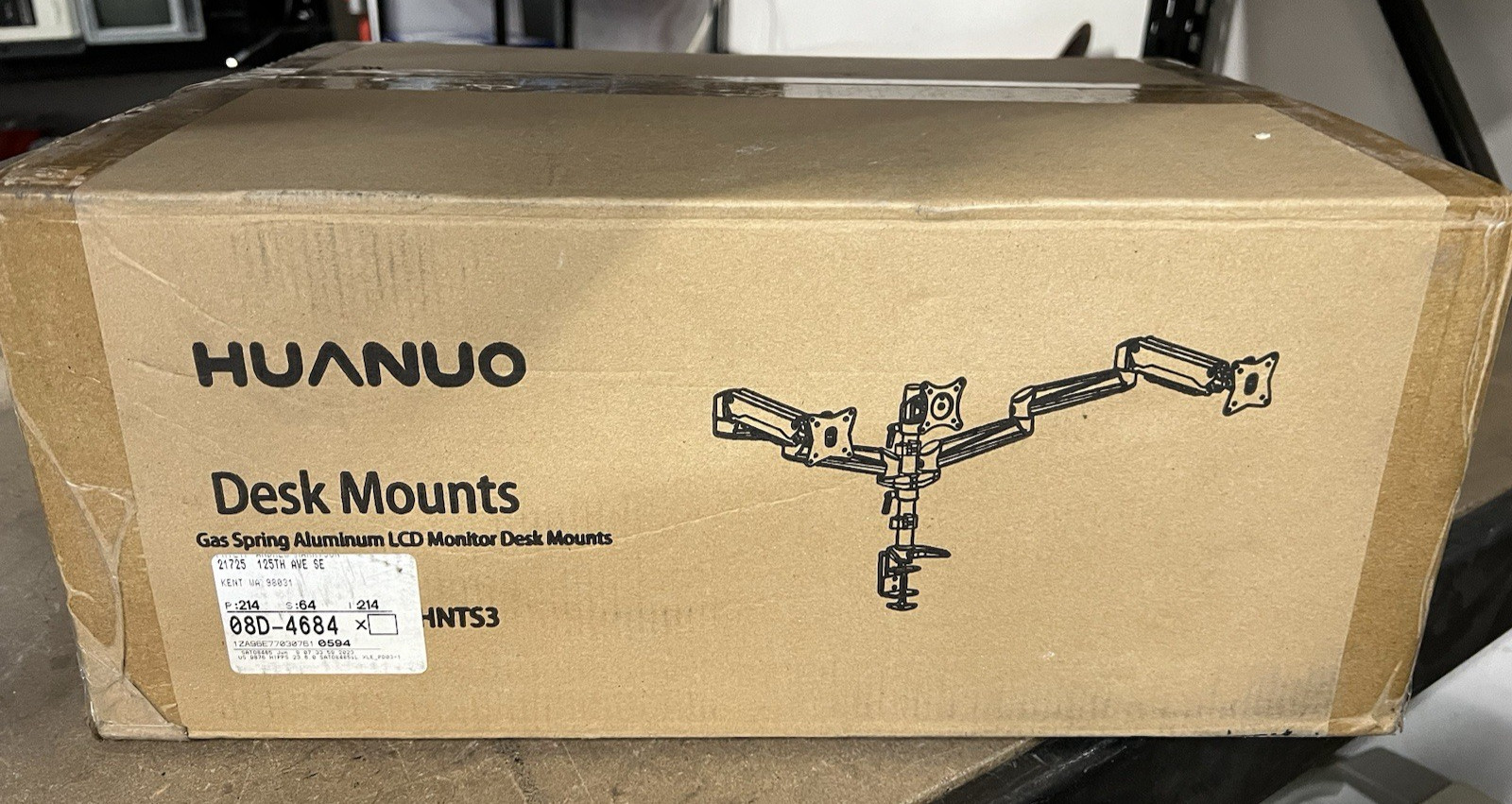 HUANUO MODEL:HNTS3 -DESK MOUNTS (BLACK/WHITE) HN-TS3W-N