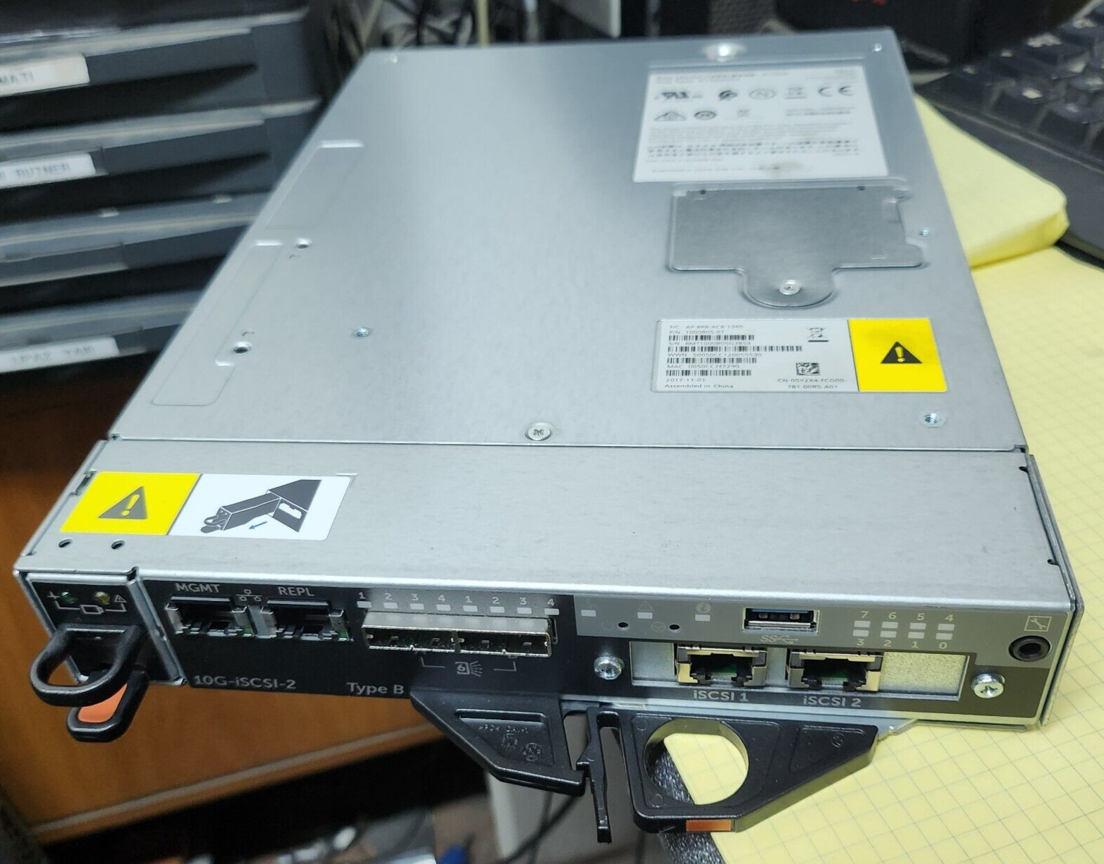 DELL EqualLogic 5Y2X4 1000805-07 10G-iSCSI-2 Type B 10Gb iSCSI Controller Module