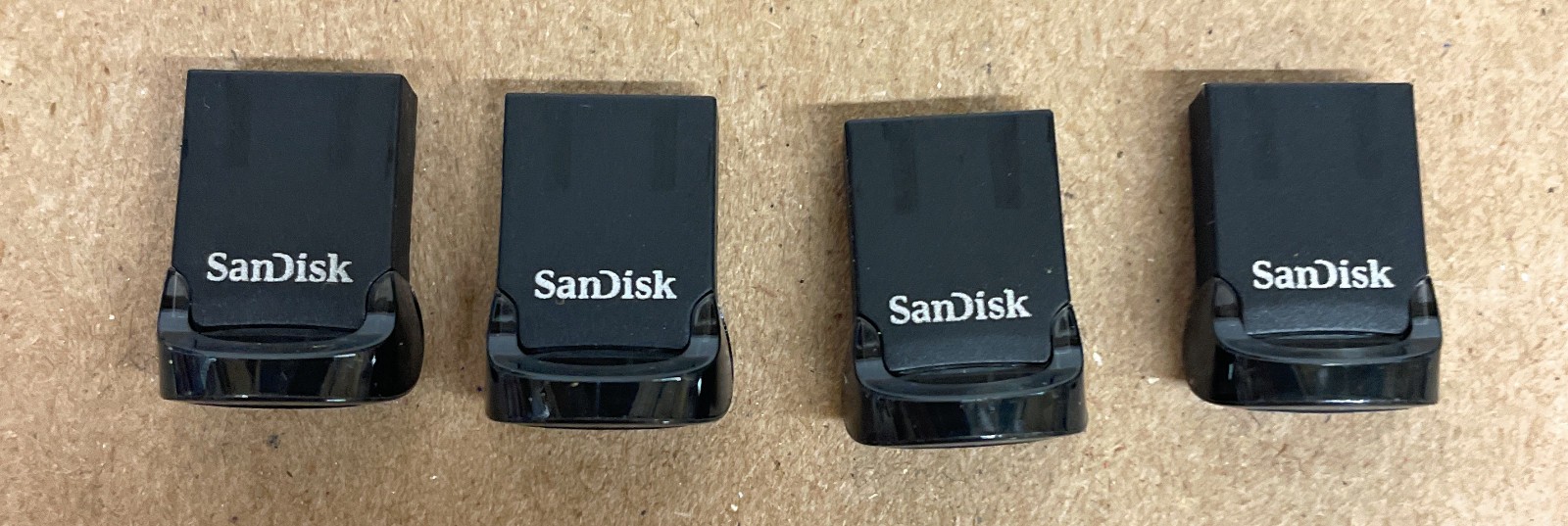 Sandisk CZ430 Ultra Fit USB3.1 Flash Drive, 64GB, Black, Lot Of 2