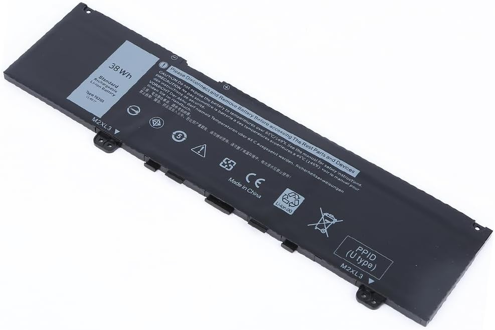 38WH 39DY5 F62G0 Replacement Battery for Dell Inspiron 13 7000 7386 2 in 1 7370