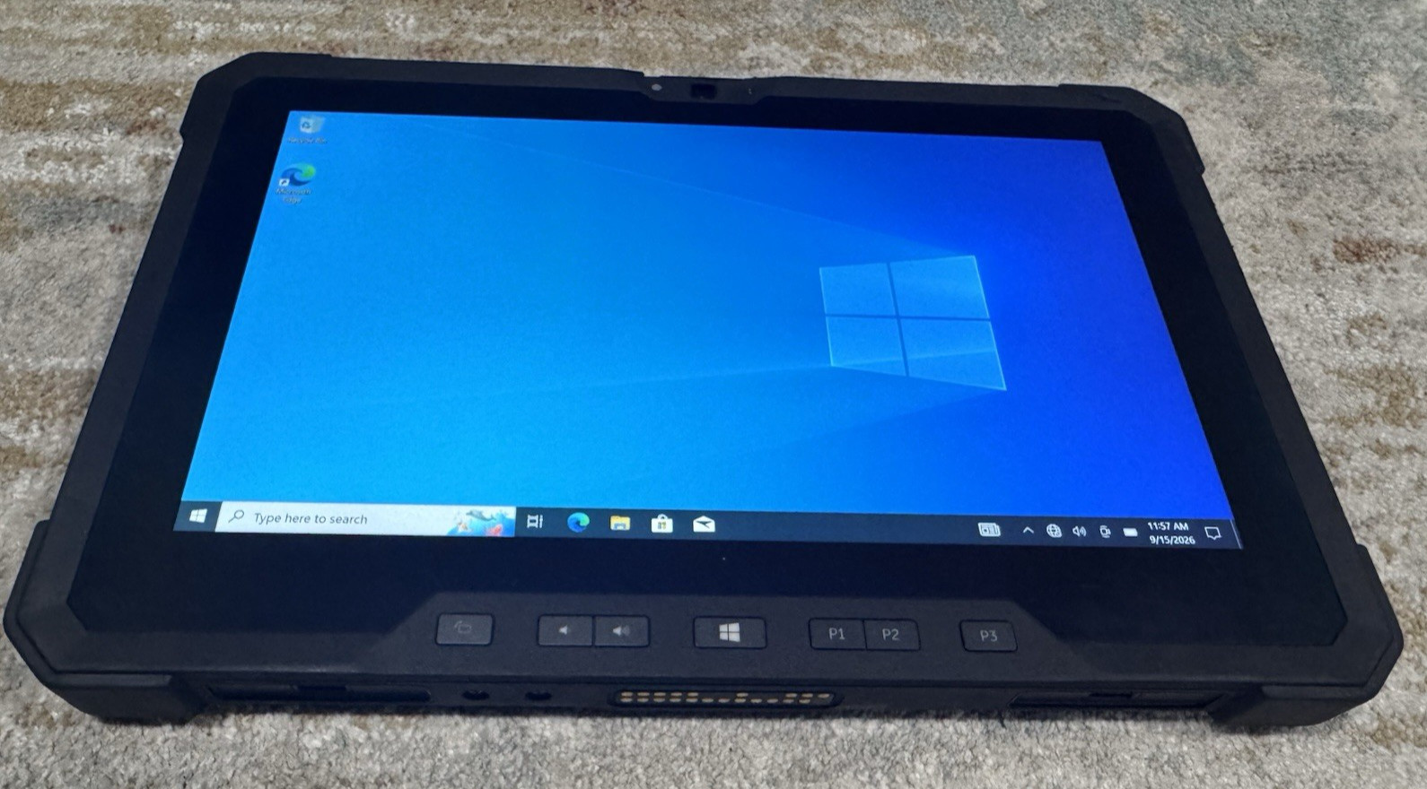 DELL LATITUDE 7212 RUGGED TABLET i5-7TH 8GB RAM 256GB SSD WIN10 PRO w/BATTERIES