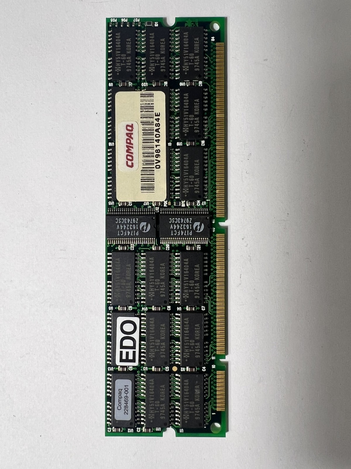 EDO COMPAQ 228469-001 64MB Memory EDO ECC # SUN 370-3797-01 64 MB RAM 50NS NICE