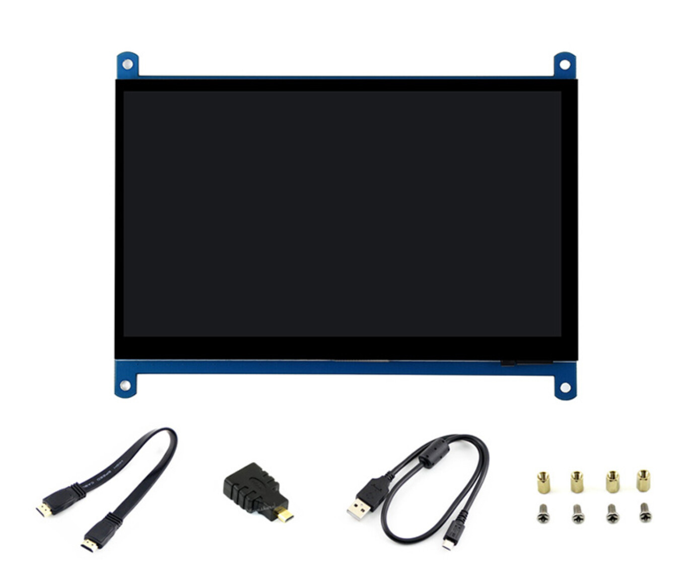 Raspberry Pi 4th Generation B Type 3B+ 7" LCD Type C Touch Screen IPS HDMI