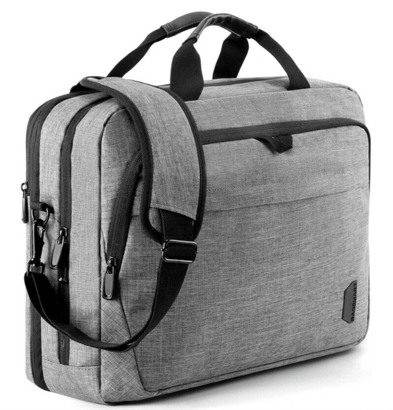BAGSMART 17.3 Inch Laptop Bag, Expandable Computer Bag Laptop Briefcase