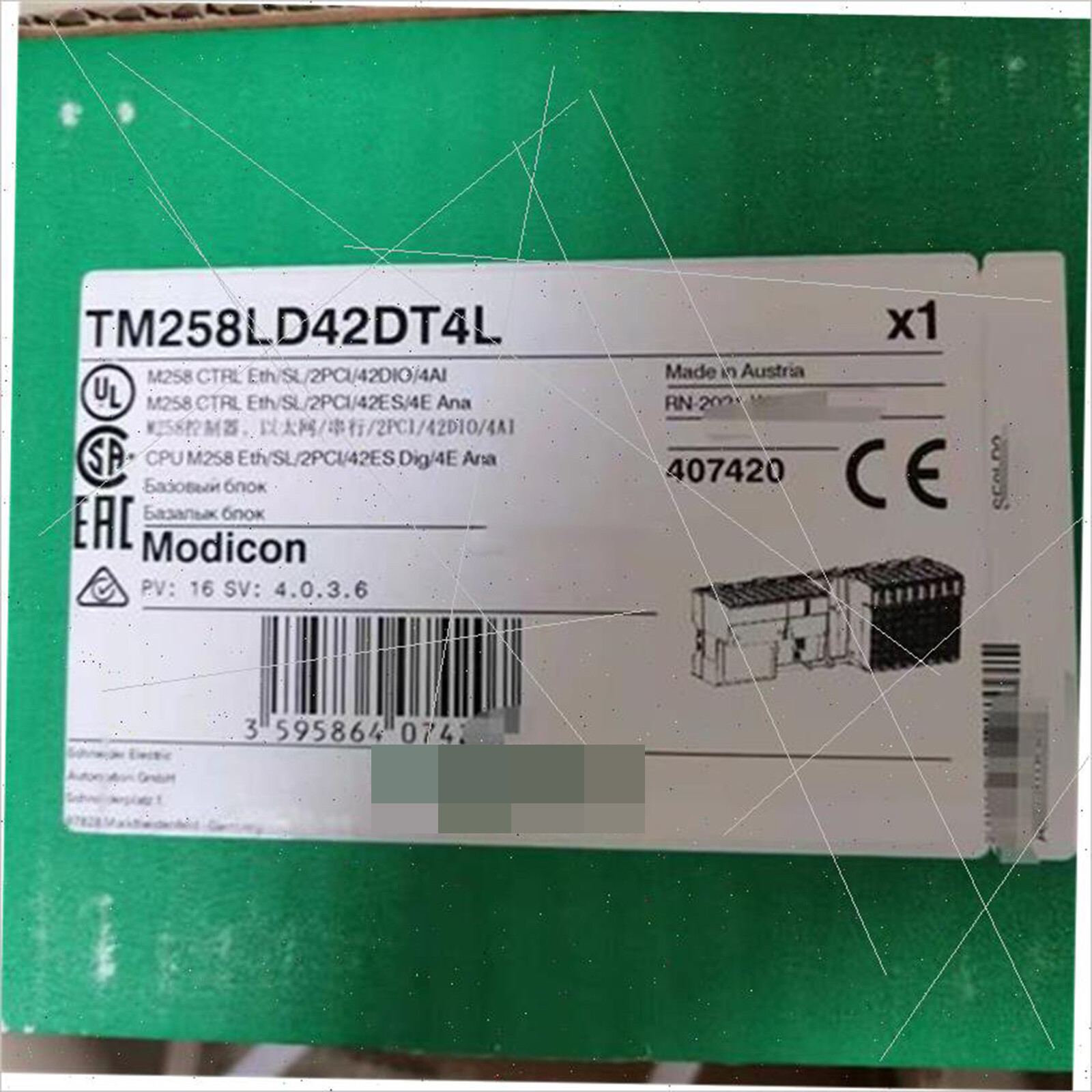 one new Schneider Programmable controller TM258LD42DT4L Fast Delivery
