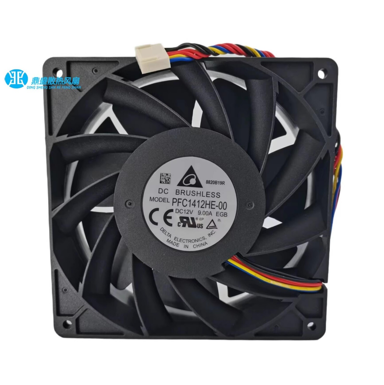 Delta PFC1412HE-00 14038 DC12V 9.0A 14CM 4-pin Large Airflow Cooling Fan