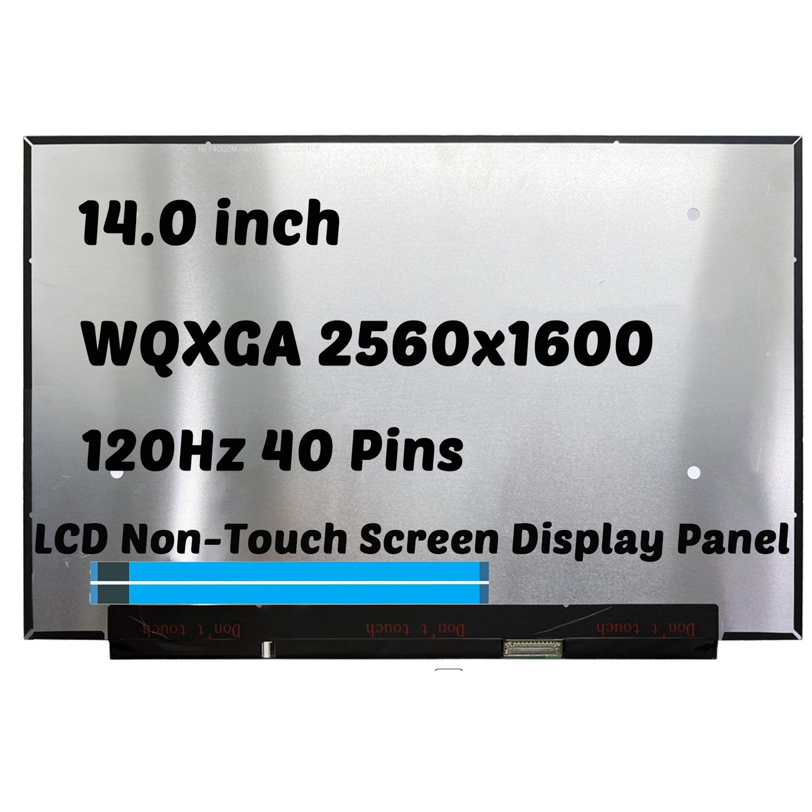 NE140QDM-NX1 V18.0 IPS 14" WQXGA 2560 x 1600 Laptop LED LCD Screen Display