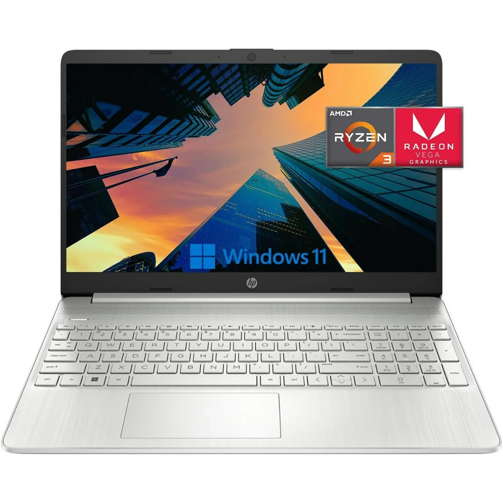 HP Business & Student Laptop, 15.6" HD Display AMD Ryzen 3 5300U 16GB RAM 512GB