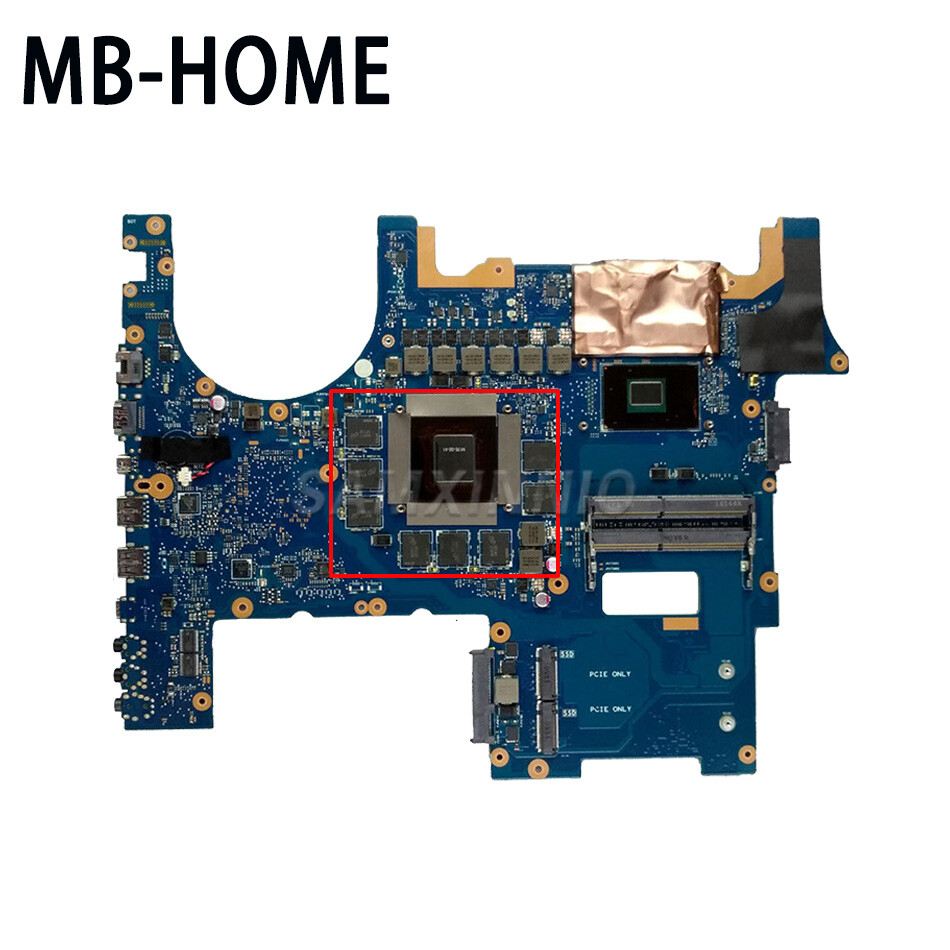 G752VS G752VSK GTX1070-8G i7 CPU motherboard For Asus G752V G752VS G752VM G752VY