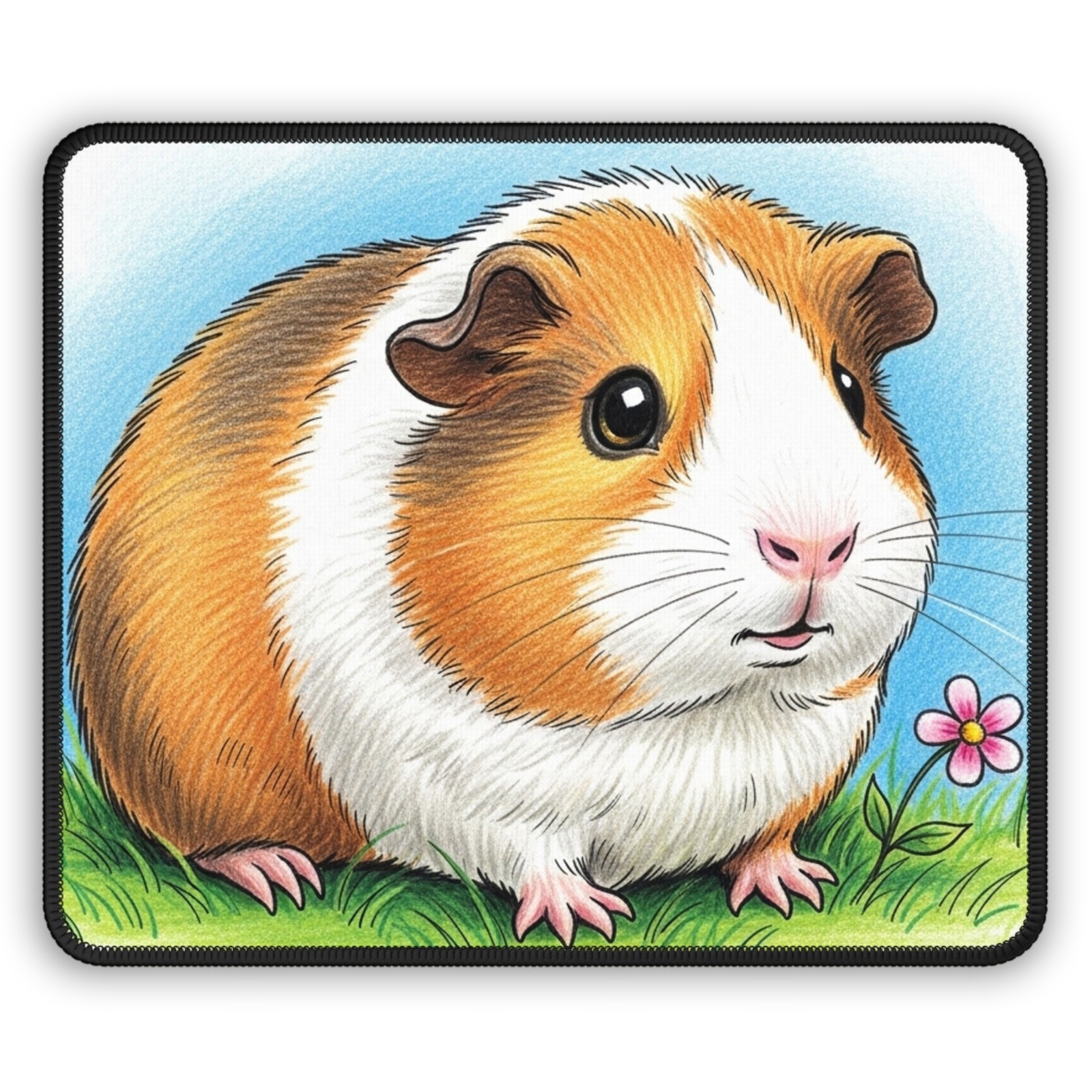 Cute Guinea Pig Gaming Mouse Pad