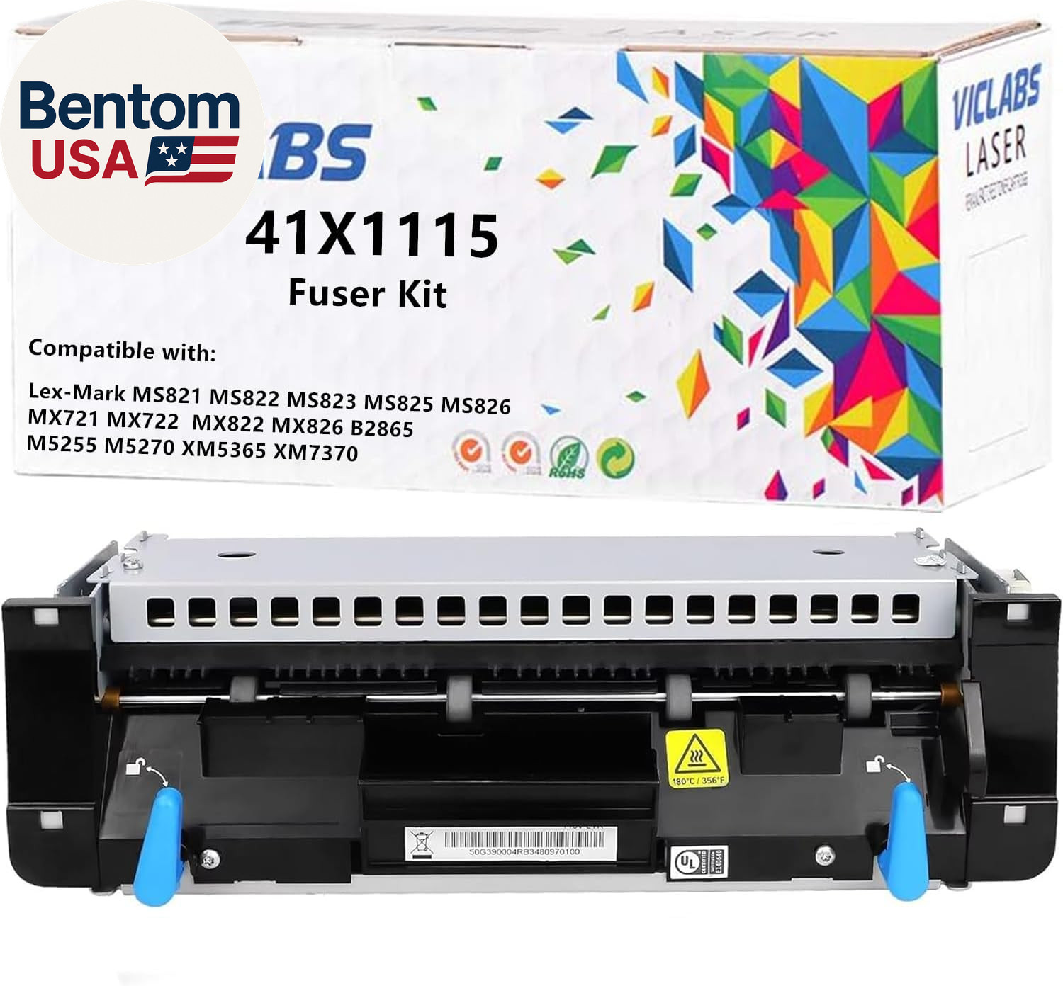 41X1115 Fuser Kit Replacement for Lexmark 41X1115 Fuser Unit for Use in Lexmark