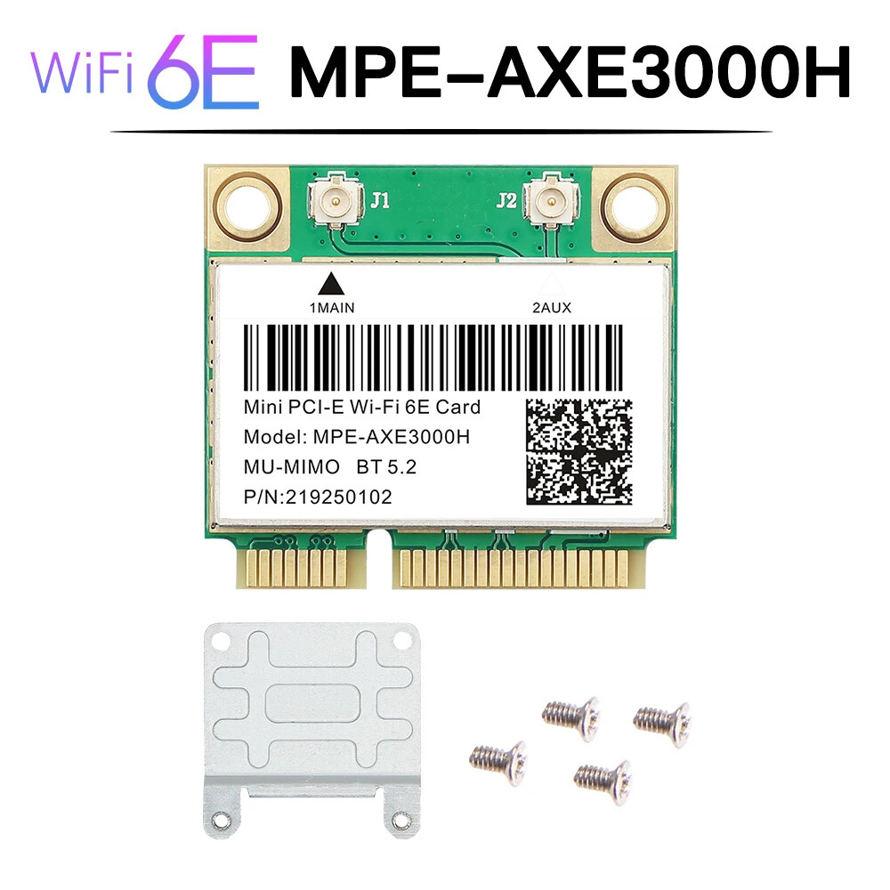 WiFi 6E AX210HMW PCI-E Wifi Card Bluetooth 5.3 Wi-Fi Adapter For Desktop Laptop