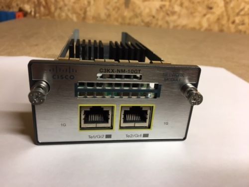 Genuine Cisco C3KX-NM-10GT Two 10GB-T ports network module
