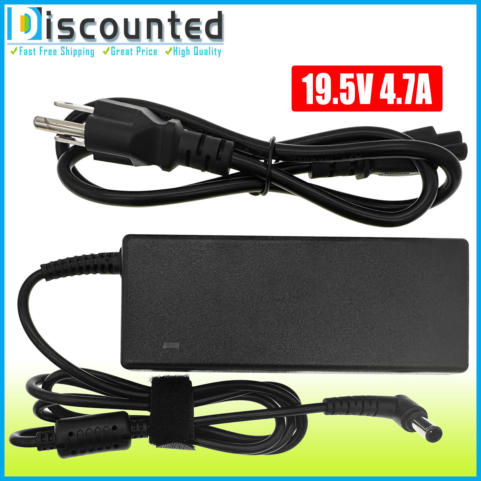 AC Adapter For LG 24UD58-B 32MA70HY-P 32UD59-B Monitor 90W PC Charger Power Cord