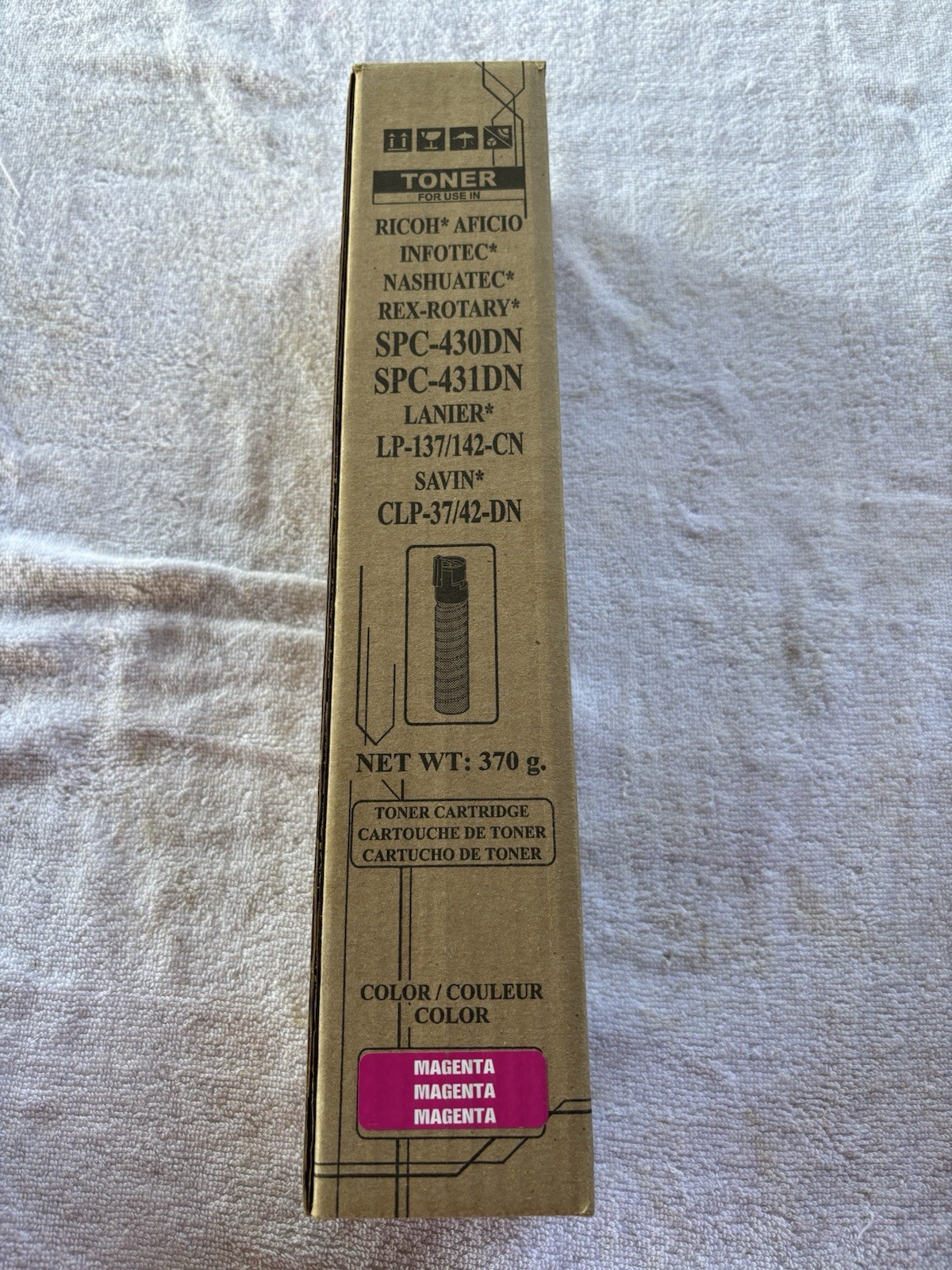 Ricoh Magenta Toner Cartridge SPC 430 DN, We No longer Need. New In Box.