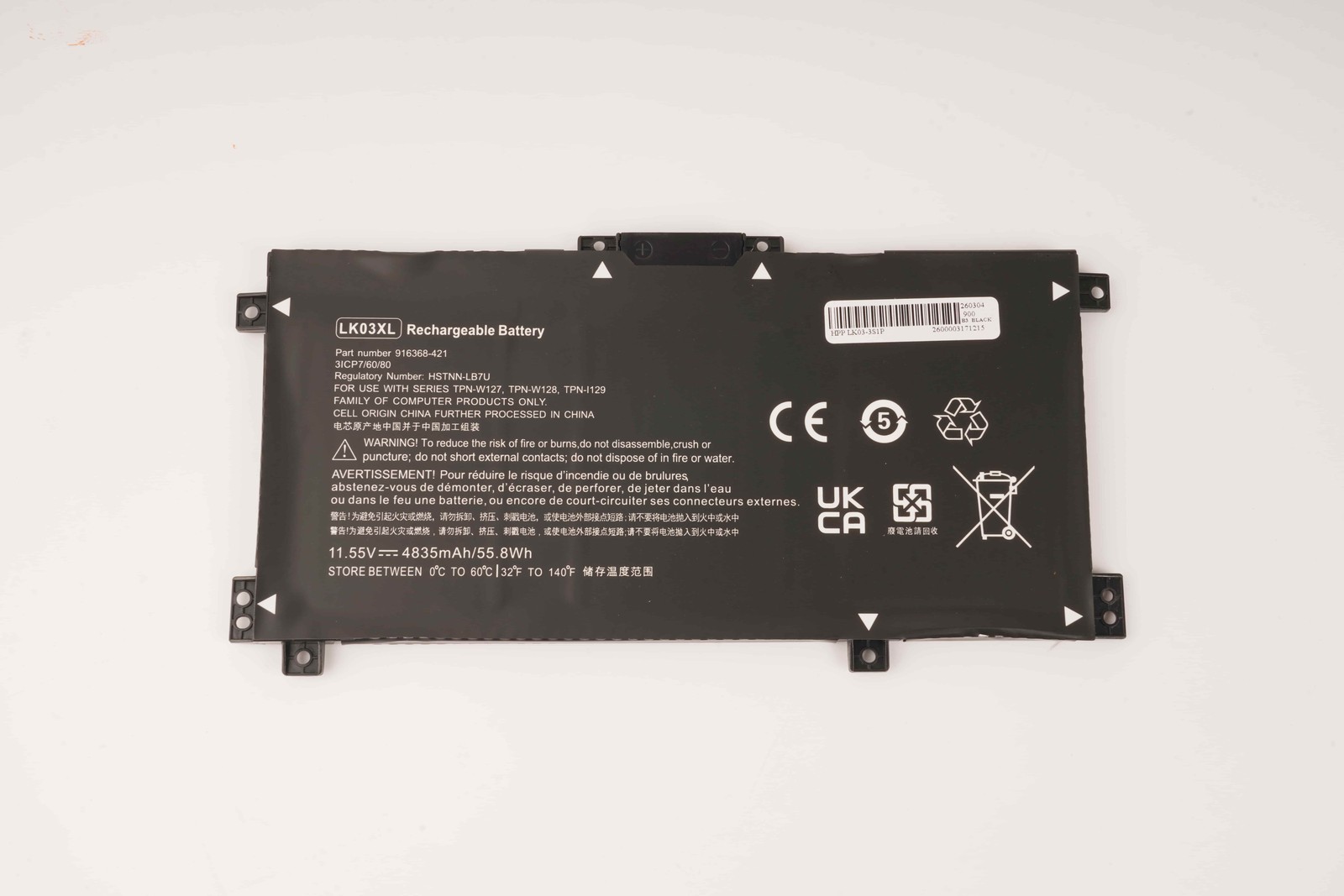 New LK03XL Battery For HP Envy X360 15-BP 15-BQ 17-AE 17-CE L09280-855