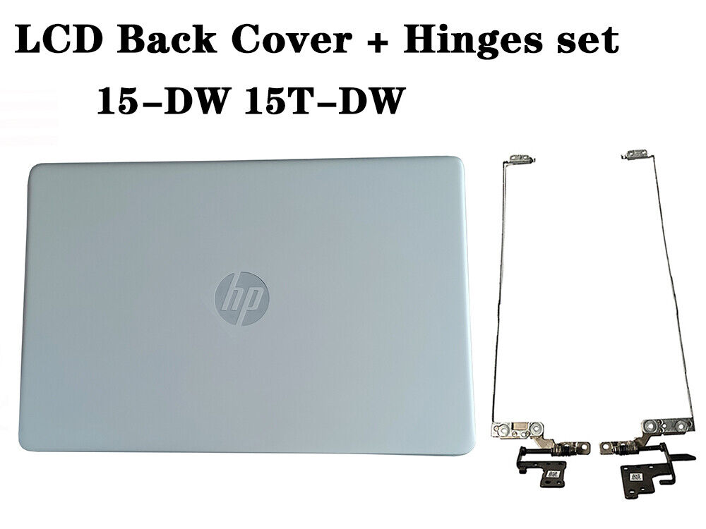 HP 15-dw3056cl 15-dw3163st 15-dw2063st 15-dw0052wm LCD Rear Lid & Hinges Silver