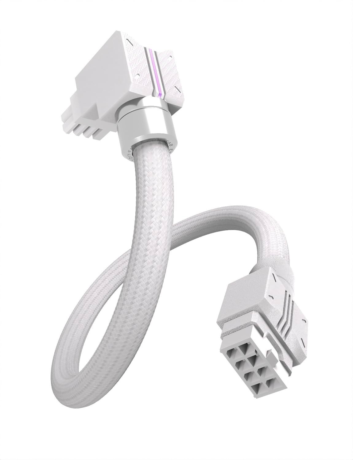 EZDIY-FAB UNIFAS ARGB 8-Pin GPU Extension Cable Right Angle + 5V 3-Pin ARGB Sync