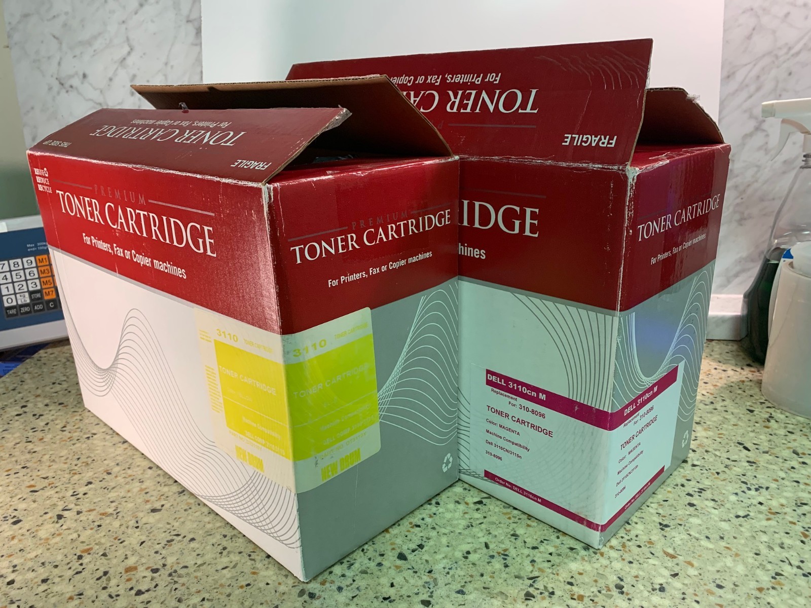 2PK Toner Cartridge Fit For Dell 3110 3110cn 3115 3115cn Printer Yellow Magenta