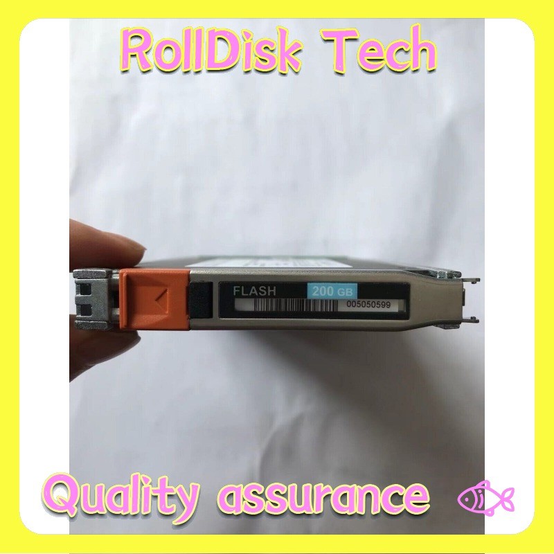 Used EMC VNX 200GB FLASH2 SAS SSD 005050599 V4-2S6FX-200 Hard Drive