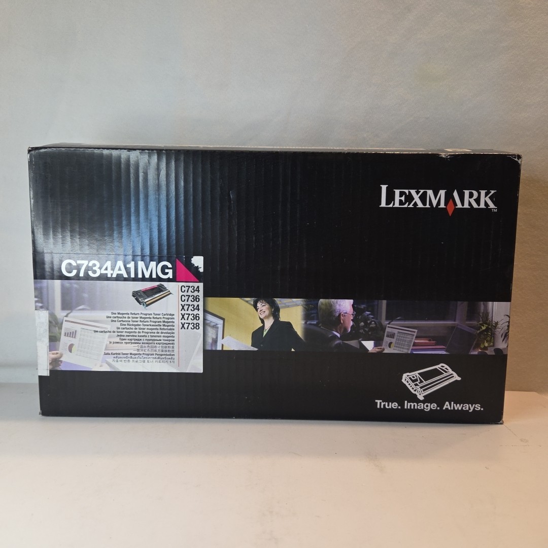 NEW GENUINE - LEXMARK C734A1MG MAGENTA TONER - C734 C736 X734 X736 X738