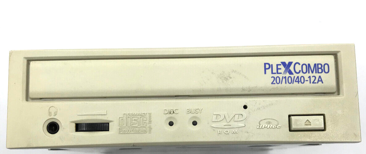 PLEXTOR PX-320A IDE 5.25"Internal Vintage Retro CD-RW/DVD-ROM 20/10/40A-12A #LW606