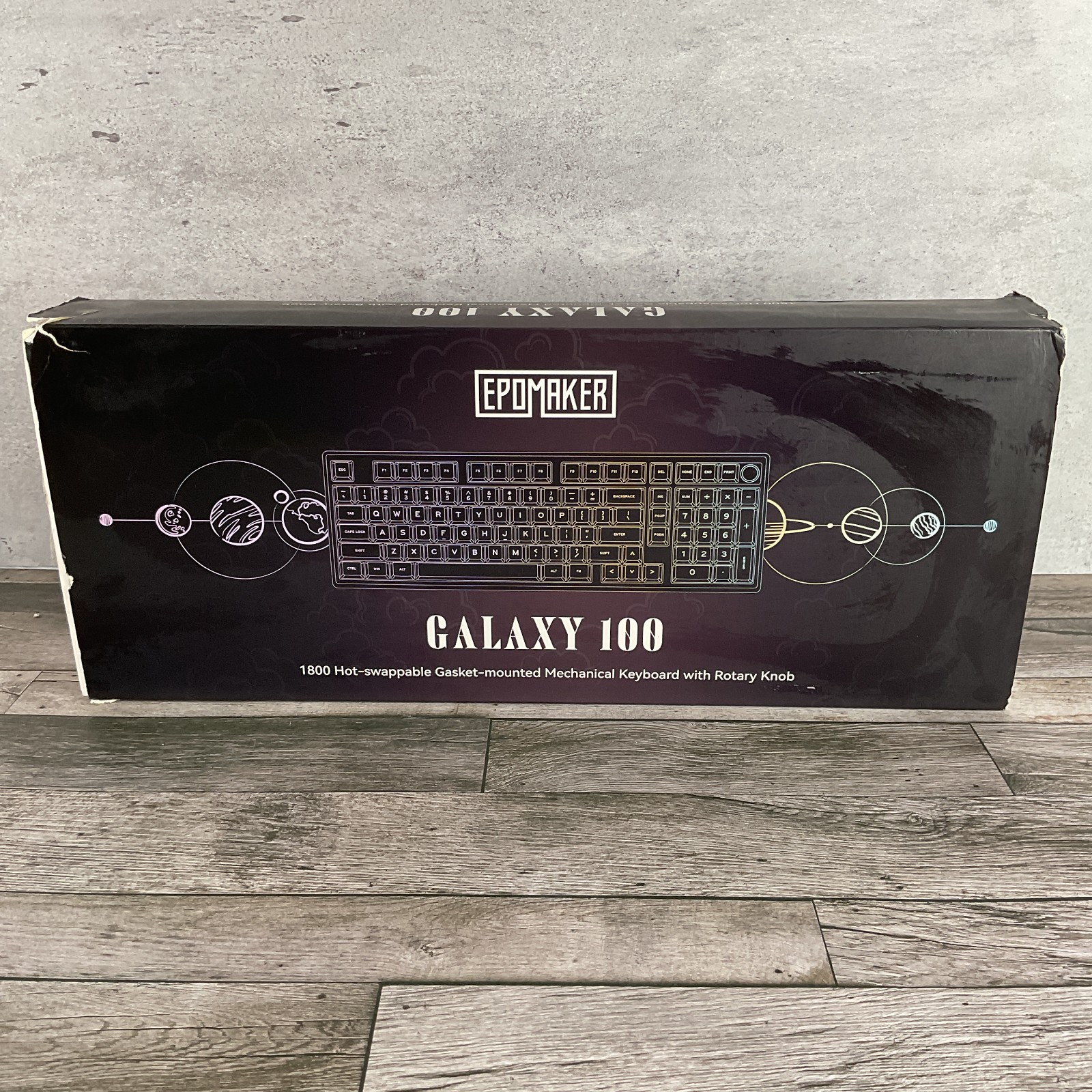 EPOMAKER Galaxy100 QMK/VIA Wireless Gaming Keyboard, Aluminum, Bluetooth-2.4Ghz