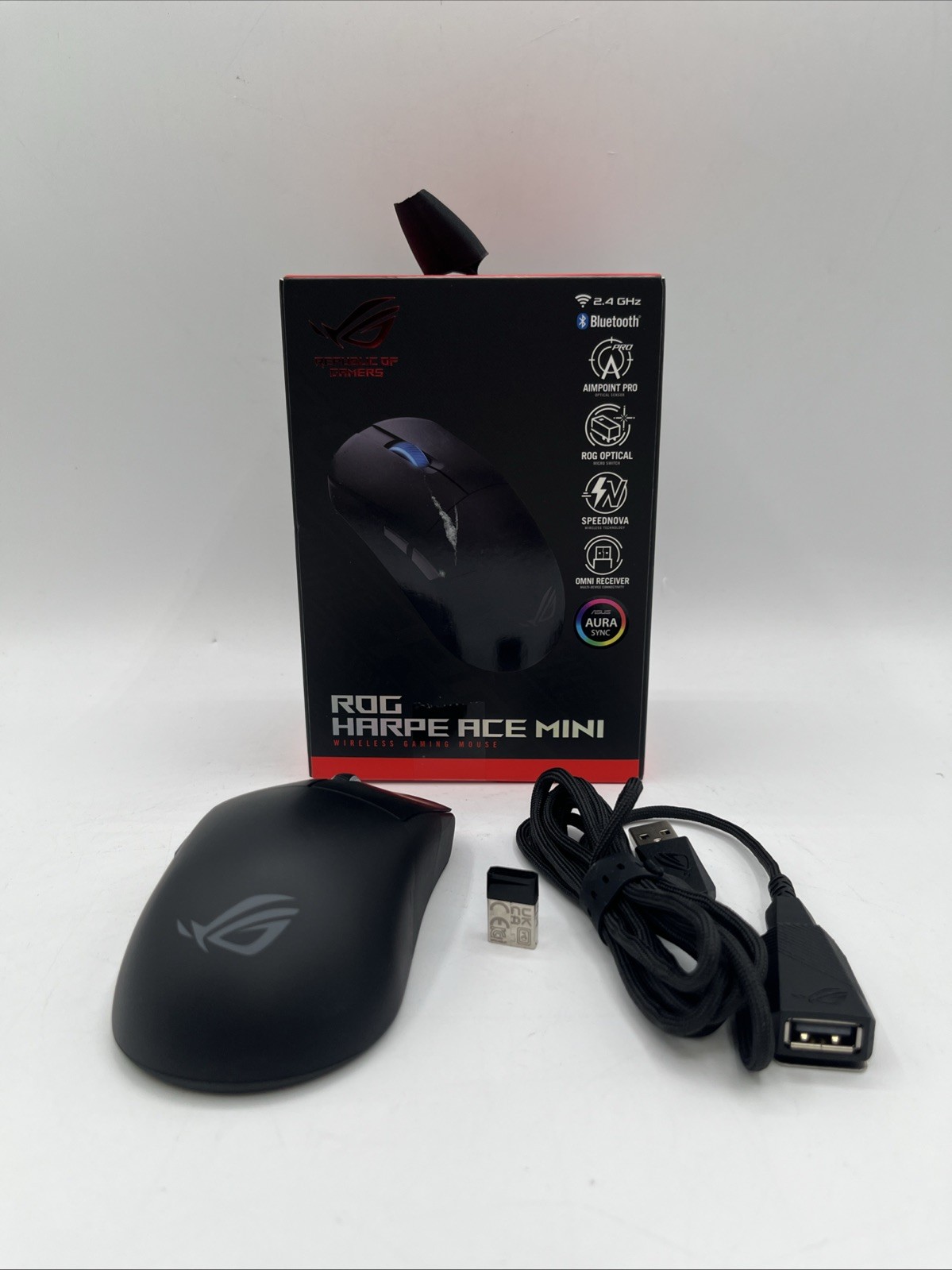 ASUS ROG Harpe Ace Mini Wireless/Bluetooth 42000 DPI Gaming Mouse