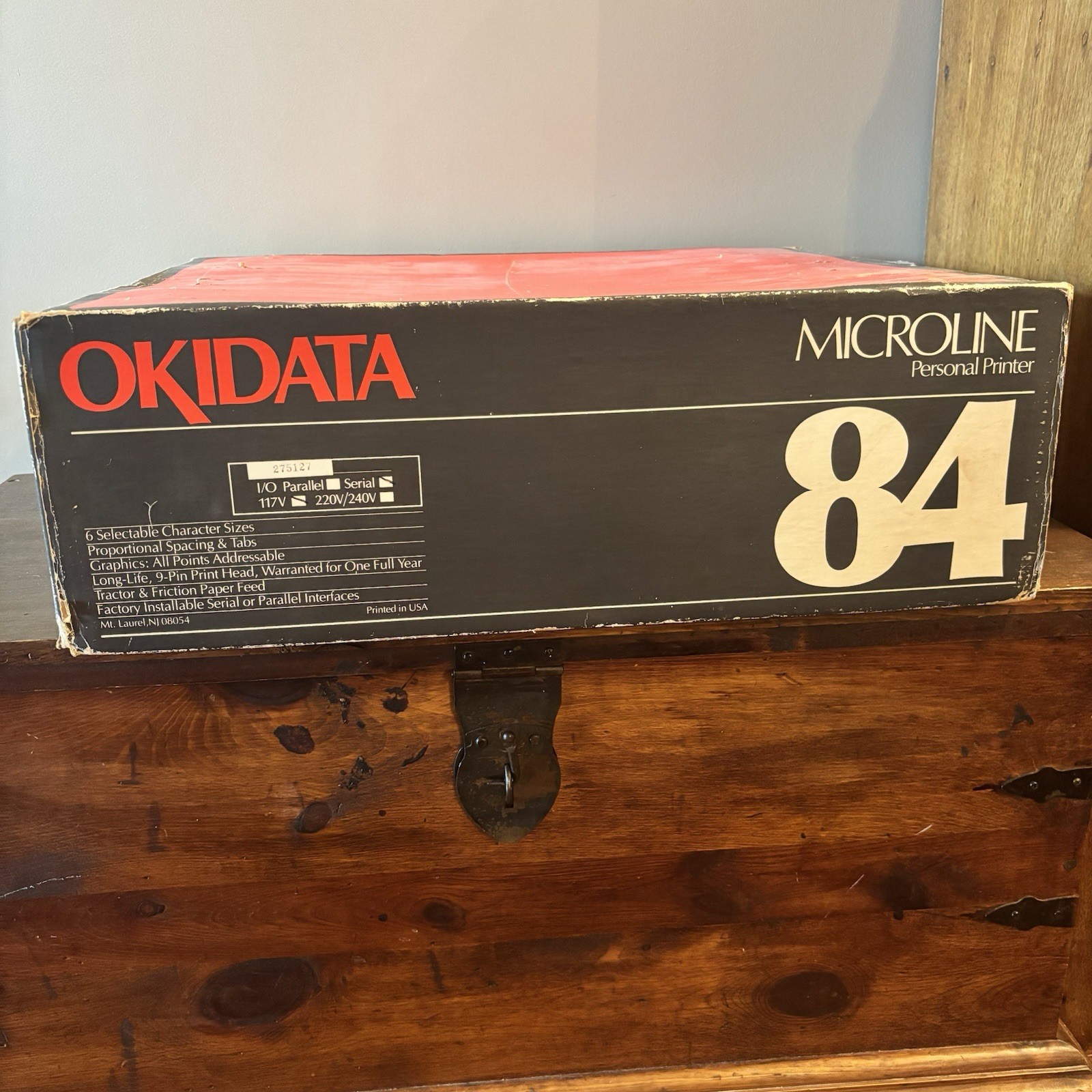 VTG OkiData Microline 84 - 9 Pin Dot Matrix Tractor Feed Printer - NOS 1981 ML84