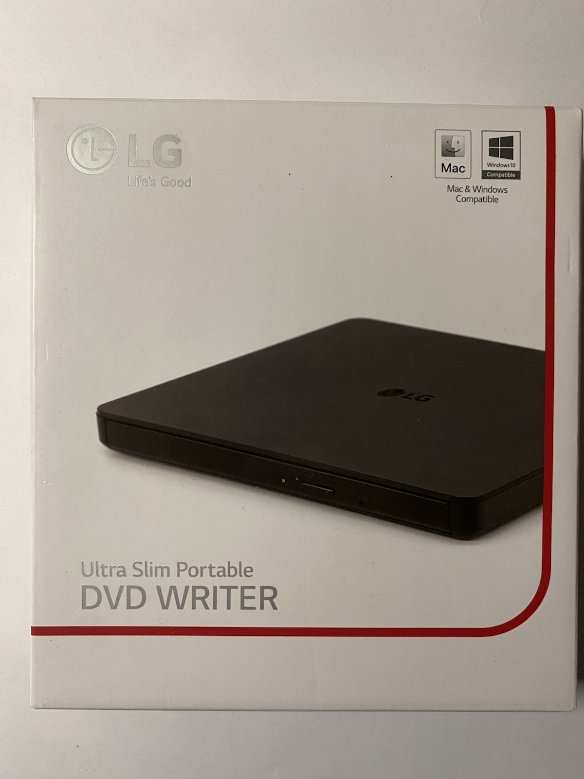 LG GP55EX70 Ultra Slim Portable DVD Writer with M-DISC Support - Black
