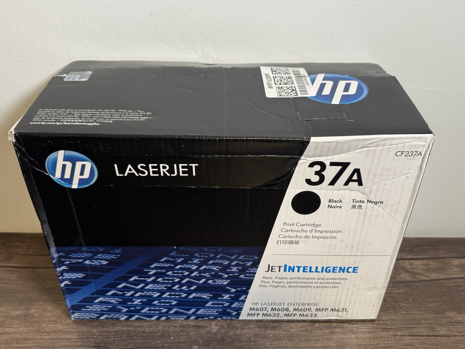 HP Genuine 37A Black Toner CF237A NEW Sealed Cartridge - FAST SHIPPING