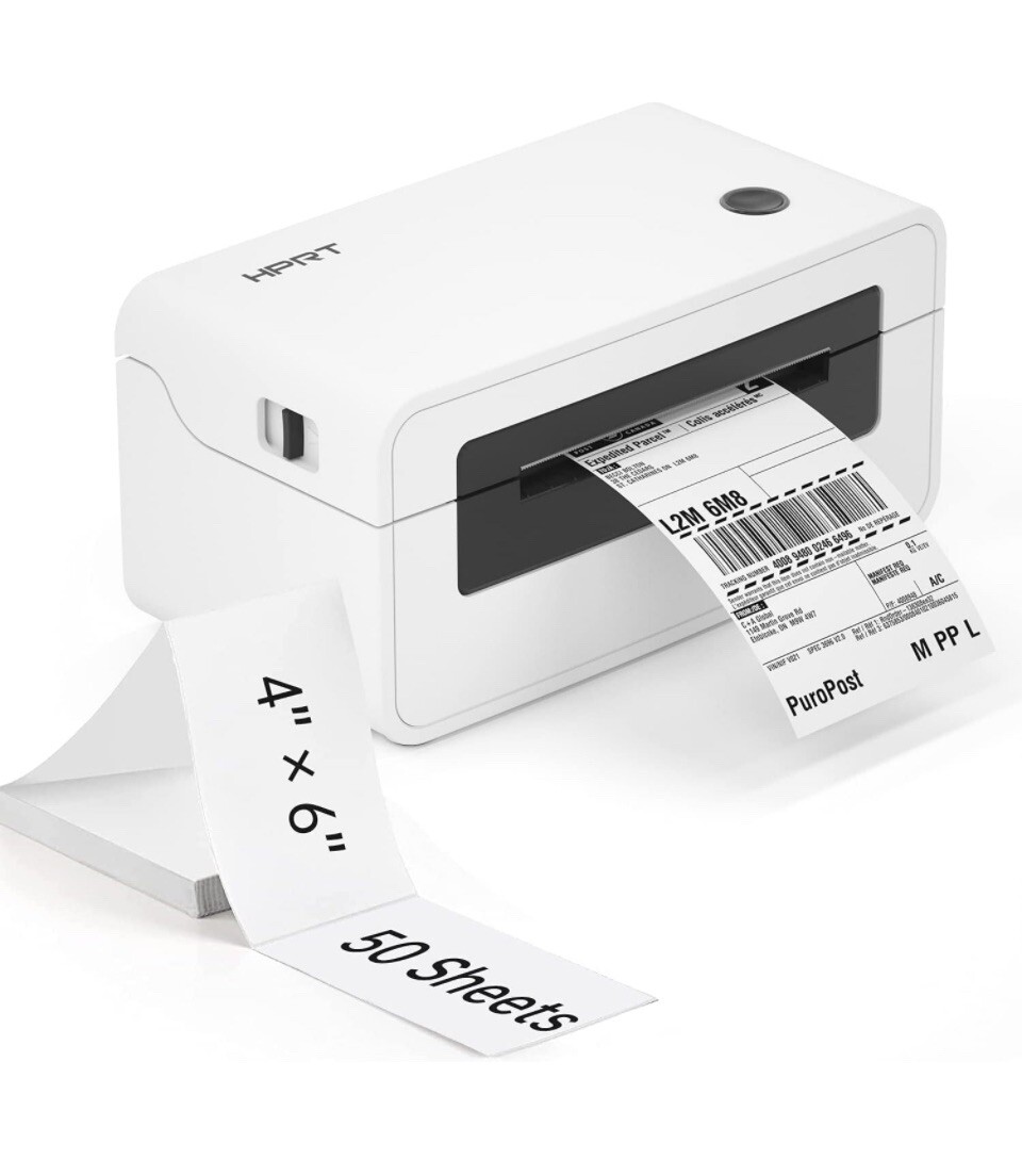 HPRT SK41 White High Speed High Quality Portable Direct Thermal Label Printer