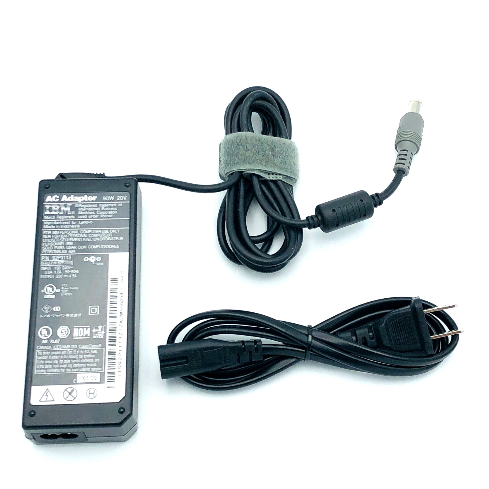 Original IBM 92P1113 92P1105 92P1107 Power Adapter Laptop Charger 20V 4.5A 90W